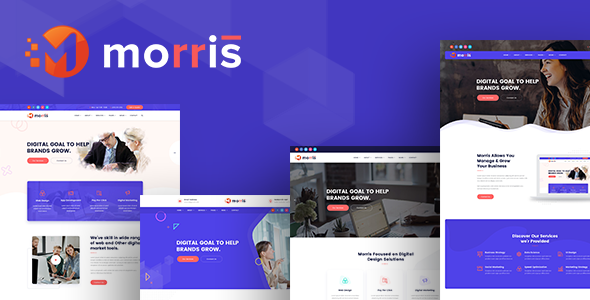 Morris - SEO /Digital Agency HTML5 Template