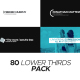 Line Lower Thirds - VideoHive Item for Sale