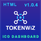 TokenWiz - ICO User Dashboard & ICO Admin Template - ThemeForest Item for Sale