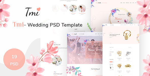 Tmi - Wedding PSD Template