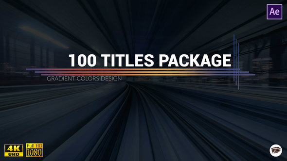100 Titles Gradient Design Pack