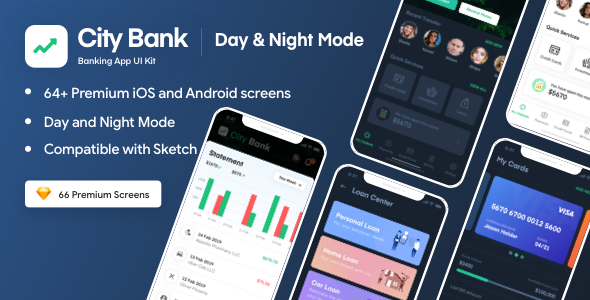 Zestaw City Sketch Finance Premium Sketch UI