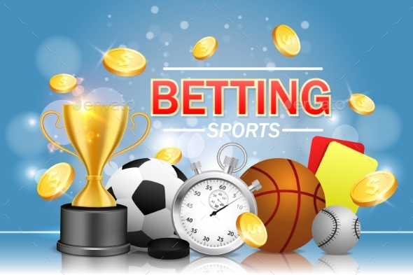 Sports Betting Vector Poster Banner Design