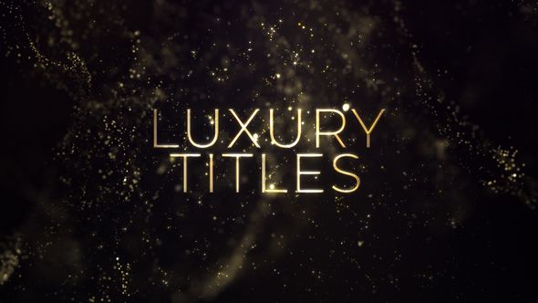 Luxury Gold Titles alt