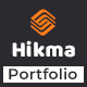 Hikma Portfolio HTML Template - ThemeForest Item for Sale
