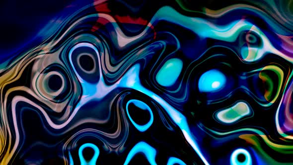 Abstract colorful liquid smooth wavy background