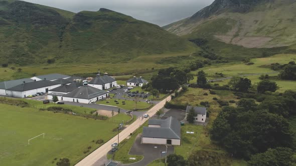 Arran Whiskey Distillery Aerial