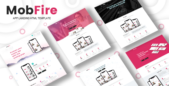 Mobfire | Creative HTML5 App Landing Page