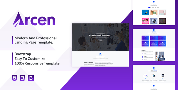 Arcen - Responsive Multipurpose Business Template