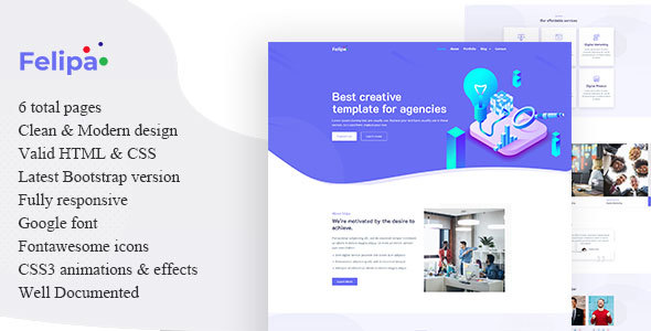 Felipa - Agency Template