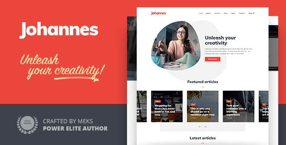 Johannes - Personal Blog Theme for Authors and Publishers