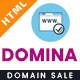 DOMINA - Domain Sale And Auction Landing Page - ThemeForest Item for Sale
