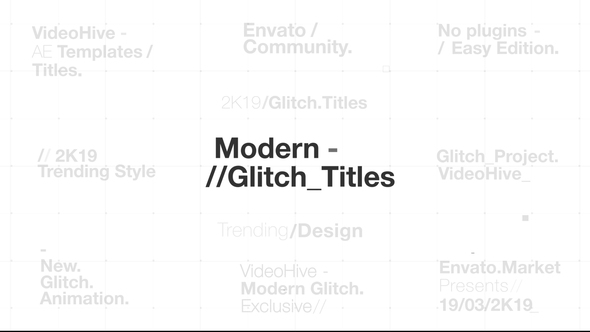 Modern Glitch Titles