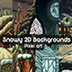 Pixel Art Snowy 2D Game Backgrounds - GraphicRiver Item for Sale