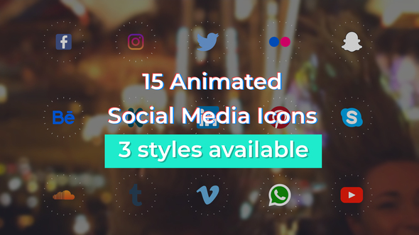 15 Animated Social Media Icons