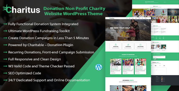 Charitus – Charity WordPress Theme with Donation System