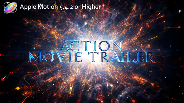 Action Movie Trailer - Apple Motion alt