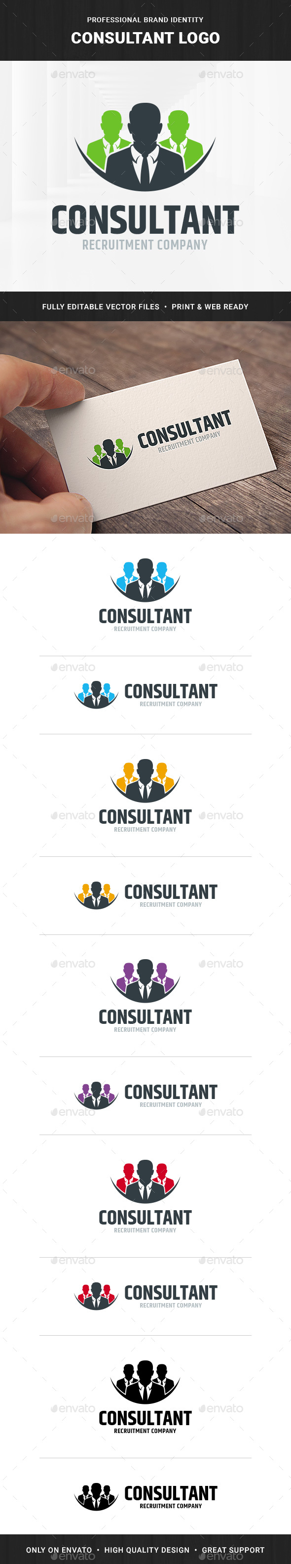 Consultant Group Logo Template