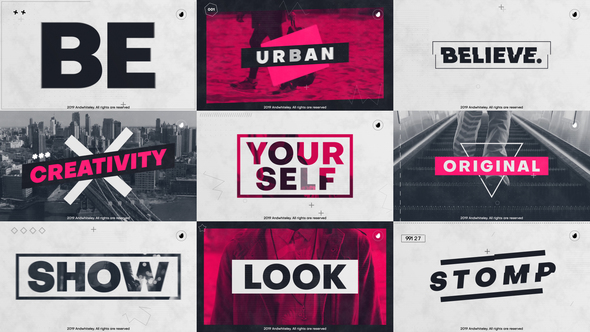 Fashion Urban Promo - For Youtube / Event / Intro/ Sport / Stomp / Portfolio / Slideshow alt