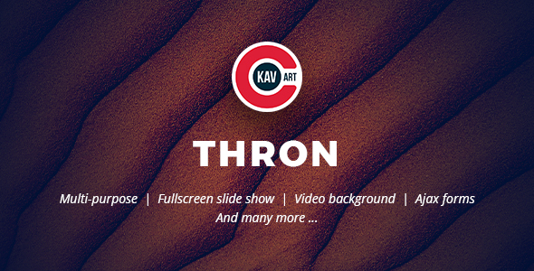 Thron - Creative One Page Template