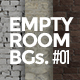 Empty Room Backgrounds Set #01 - GraphicRiver Item for Sale