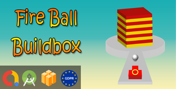 Fire Ball - Android Studio + Buildbox 2.2.8 + Admob + GDPR + API 27 + Eclipse