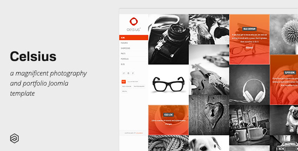 Celsius - Portfolio fotograficzne i wideo Responsywne szablon Joomla