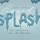 Liquid Splash – 3D Lettering - GraphicRiver Item for Sale
