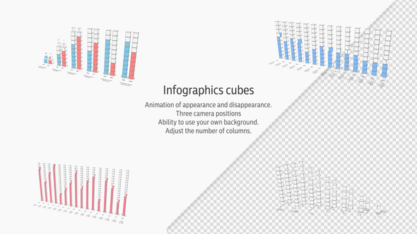 Infographics cubes