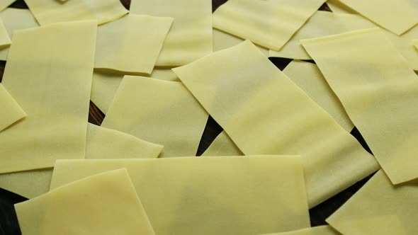 Sheets of Dough for Lasagne