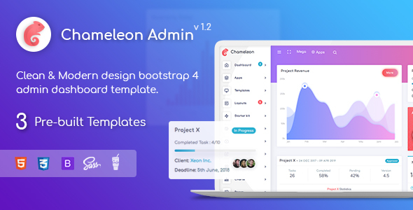 Chameleon Admin - Modern Bootstrap 4 WebApp & Dashboard HTML Template + UI Kit