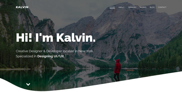 Kalvin - Portfolio HTML Template