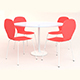 Round Table with Chair - 3DOcean Item for Sale