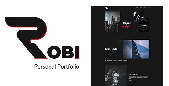 Robi - Agency and Personal Portfolio PSD