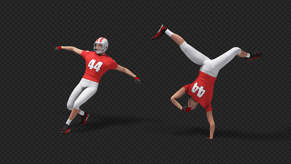 US Football Player Dance (2-Pack) alt