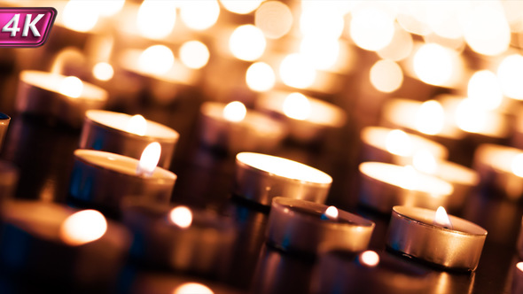 Small Candles In A Romantic Unfocus alt