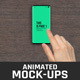Animated S10 Galaxy Hand Swipe Mockup - GraphicRiver Item for Sale