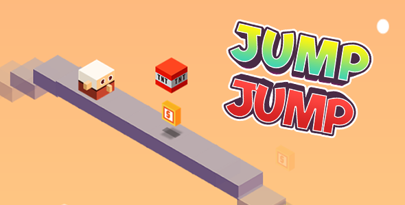 Jump Jump Isometric Infinite runner HTML5 + Construct 2