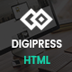 DigiPress - Marketplace Digital Downloads HTML Template - ThemeForest Item for Sale