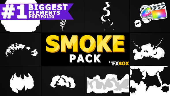 Smoke Elements and Transitions Pack | FCPX