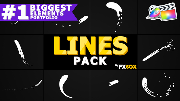 Hand Drawn Flying Lines | FCPX alt