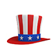 Uncle Sam's Hat - 3DOcean Item for Sale
