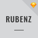 Rubenz – Creative Portfolio Showcase Sketch Template - ThemeForest Item for Sale