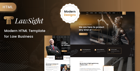 Lawsight - Law & Lawyer HTML Template