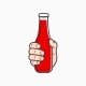 Hand Holds Ketchup Bottle - GraphicRiver Item for Sale
