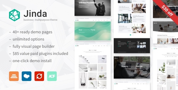 Jinda - Elegant Multi-Concept WordPress theme