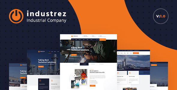 Industrez - Factory & Industrial Business HTML Template