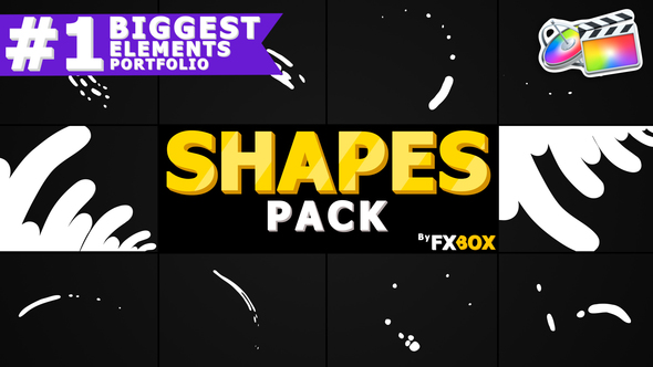 Hand Drawn Shape Elements And Transitions | FCPX alt