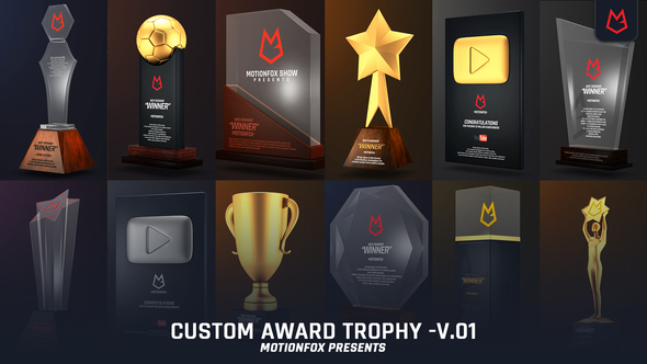 Custom Award Trophy - Loopable Pack v.01 alt