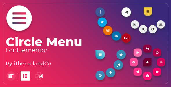 Circle Menu For Elementor